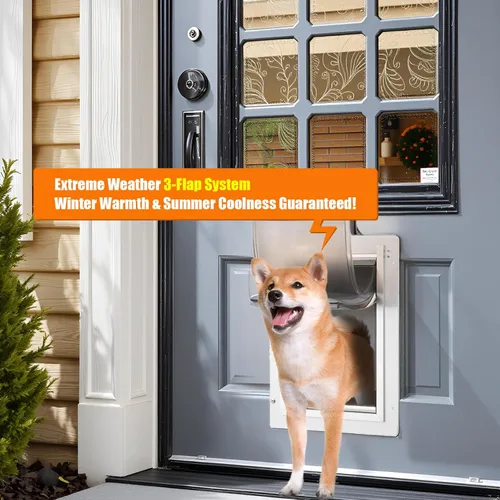 Miniatura 6 de Solapas de repuesto para puerta de mascotas PAC11-11039 para perros y gatos, puertas de repuesto para perros compatibles con puertas para mascotas