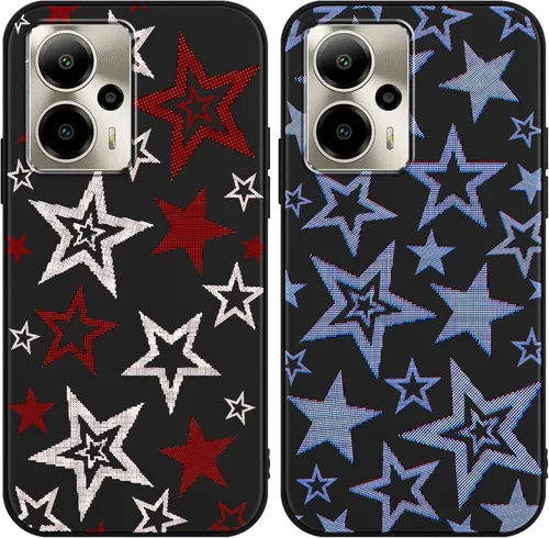 Miniatura 26 de Paquete de 2 Fundas de Teléfono con Lazo Rosa para Gabb Phone 4 6.1", Fundas con Patrón de Flores Florales con Lazo de Cinta Kawaii Lindo de Dibujos