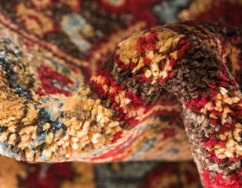 Miniatura 8 de Unique Loom Sahand Collection - Alfombra de área Ardashir (2' 2" x 3' 1", rectangular, rojo/azul claro)