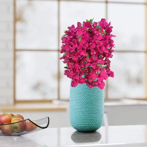 Miniatura 4 de Flores de glicina artificial para mata colgante larga, 15 tallos, para decoración y arreglo del hogar, boda, restaurante y oficina Belleza