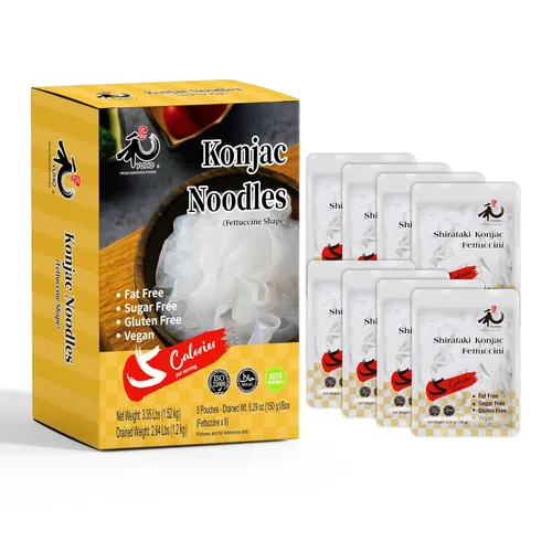 Miniatura 11 de YUHO Shirataki Konjac - Arroz para el interior, vegano, sin gluten, sin grasa, apto para dieta cetogénica, bajo en carbohidratos, 53.61 onzas