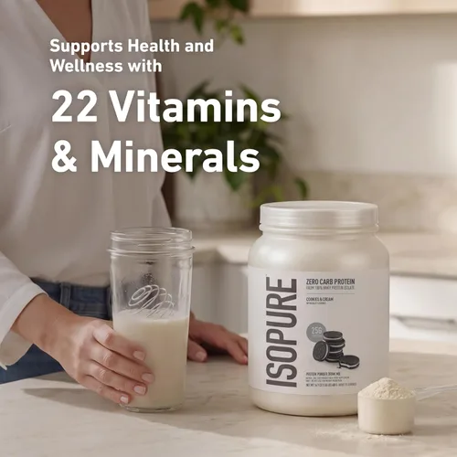 Miniatura 5 de Isopure bajo en carbohidratos, proteínas en polvo para diestas Keto, 1062116, 1