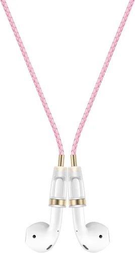 Miniatura 17 de Correa de cuello antipérdida para AirPods, cadena de collar magnética fuerte de cuero PU, compatible con AirPods 1&2 / 3ª generación / Pro / Pro 2