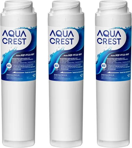 AQUA CREST GSWF Filtro de agua para refrigerador, repuesto para GE® GSWF Smart Water 238C2334P001, Kenmore® 46-9914, 469914, 9914, 3 filtros (el