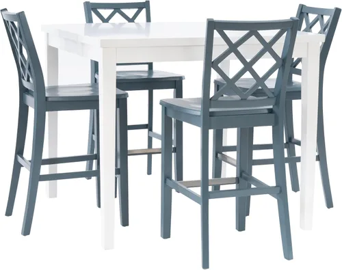 Miniatura 37 de Powell Silla auxiliar de comedor Conolly Blue Graphite