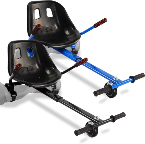 Miniatura 8 de Accesorio de asiento para aeropatineta, para aeropatinetas de 6.5 pulgadas, 8 pulgadas, 10 pulgadas, carrito de hover para niños y adultos, Negro