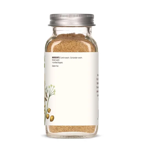 Miniatura 7 de Banyan Botanicals CCF Mezcla de especias (comino, cilantro, hinojo) – Mezcla en polvo de especias indias orgánicas para cocinar y hornear – Mezcla