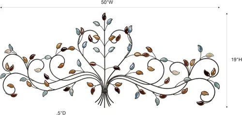 Miniatura 3 de Touch of Class Jeweled Love - Rejilla de metal para pared, diseño de múltiples tierras, elegantes diseños de desplazamiento con joyas, escultura