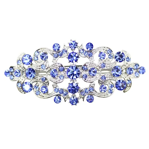Miniatura 27 de Faship Precioso pasador floral de cristal AB Rhinestone