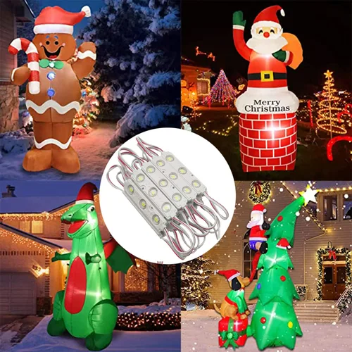 Miniatura 5 de Módulo LED, luces de repuesto para inflables, blancas, 10 piezas, 5 pies, 5730 SMD, 150 lúmenes por módulo LED, luz impermeable IP65 para cartel