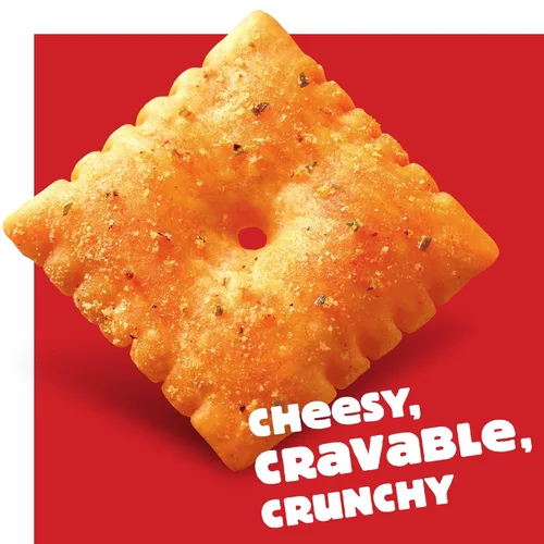 Miniatura 5 de Cheez-It Galletas de queso, galletas horneadas, aperitivos de oficina y niños, calientes y picantes, caja de 5.25 libras (12 cajas)
