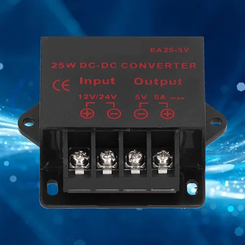 Miniatura 6 de EA25-5V 12V a 5V 5A Coche LED Suministro 25W DC Módulo 24V Caída 5V Coche Modificado Suministro Transformador Módulo