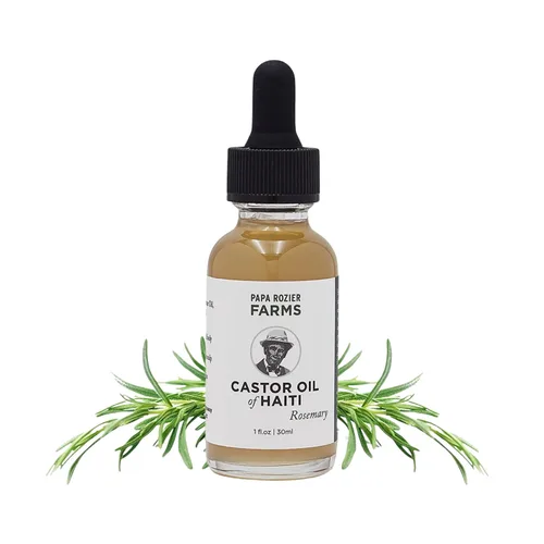Miniatura 10 de Papa Rozier Farms Aceite de ricino orgánico puro para el crecimiento del cabello, hidratante de piel, tratamiento de pestañas, cejas y uñas, 2 onzas