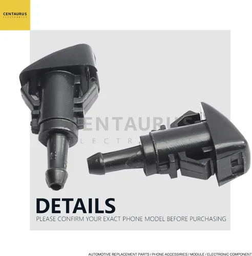 Miniatura 5 de CENTAURUS 4805742AB - Kit de chorro de pulverización de boquilla de limpiaparabrisas (juego de 2) repuesto para 01-10 Pt Cruiser, 05-10 300, 06-10