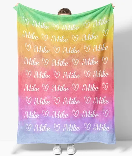 Miniatura 42 de OLIVE OLIVIA Mantas personalizadas para niños con nombres, mantas personalizadas con nombre para adultos, manta personalizada, regalo