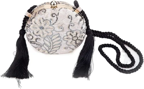 Miniatura 7 de Fawzia - Bolsas de noche con bordado de lentejuelas de terciopelo
