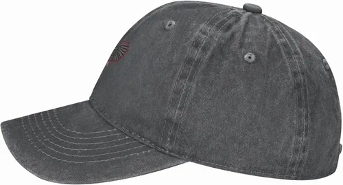 Miniatura 4 de Cowboy Hat Trendy Hats for Man and Women Djustable Four Season Outdoor Baseball Cap of Hell Skull with Angel Deep Heather