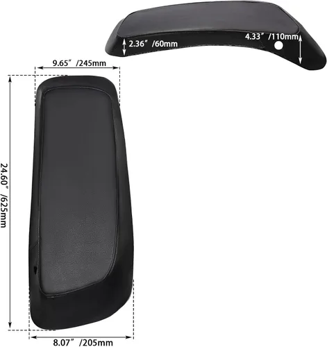Miniatura 6 de Fundas de tapa de alforja duras para Harley Touring