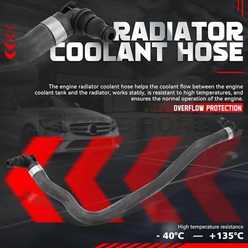 Miniatura 4 de Manguera de refrigerante del radiador BINB ROAD 2045010925 Compatible con Mercedes Benz C250 W204 2012-2015