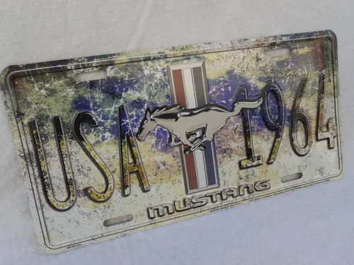 Miniatura 2 de Ford placa con emblema de caballo para defensa