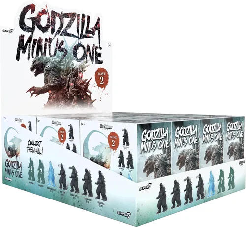 Miniatura 10 de Super7 Toho Godzilla Monster Island Caja Sorpresa - (Paquete de 12) Figuras de acción de Godzilla Toho de 3.75" Figuras coleccionables clásicas