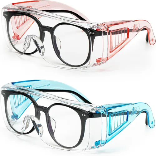 Miniatura 23 de UNCO - Gafas de seguridad sobre gafas, gafas protectoras, antiniebla, trabajo, gafas de seguridad sobre Negro