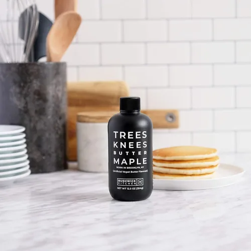 Miniatura 5 de Trees Knees Butter Maple Syrup, Jarabe de Arce Orgánico Grado A Infundido con Sal Marina Sabrosa, Vegano, Sin Gluten y Hecho en EE.UU., Puro