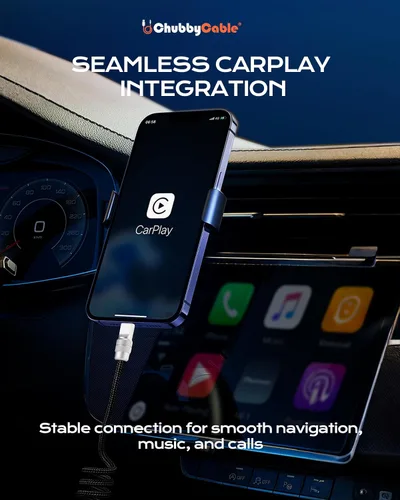 Miniatura 5 de chubbycable Curly Chubby - Cable de carga rápida USB C en espiral de 240 W, cable de carga retráctil trenzado duradero para automóvil compatible