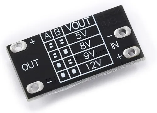 Miniatura 3 de Teyleten Robot Multifunción Mini Boost Module 3.7V a 5V/8V/9V/12V Step Up Board 1.5A LED Indicador DIY Voltaje Módulo 10 unids