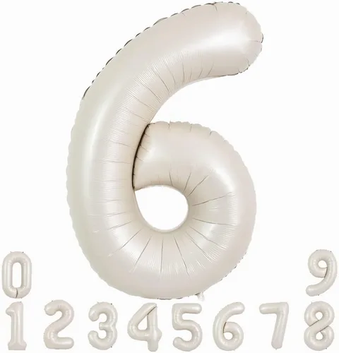 Miniatura 44 de TONIFUL 40 Inch Pastel Blue Number 8 Foil Balloons Large Mylar Foil Digital 8 Balloons for 8th Birthday, Gender Neutral Party, Baby Shower, Oro rosa