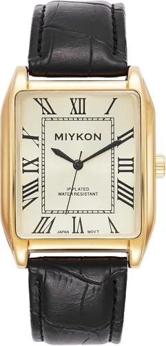 Miniatura 22 de Miykon Vintage Watches for Men – Classic Tank Square Analog Watch with Genuine Leather Wrist Strap, Mens Dress Watches – Japanese Quartz, Waterproof