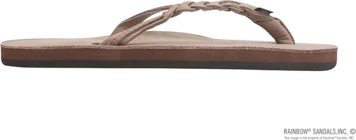 Miniatura 4 de Rainbow Sandals - Sandalias de piel tipo flipflops con tira trenzada modelo Flirty Braidy
