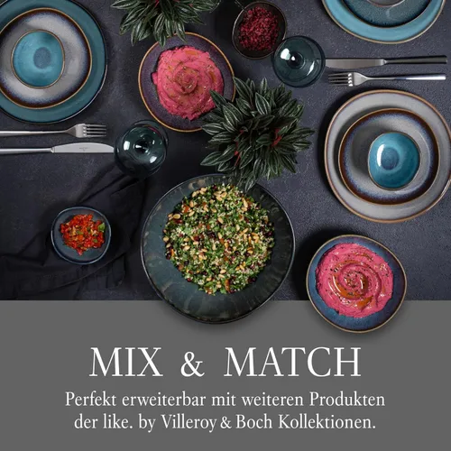 Miniatura 7 de like. by Villeroy & Boch Lave Gris - Plato para servir, 12.5 x 12.5 x 1.25 pulgadas