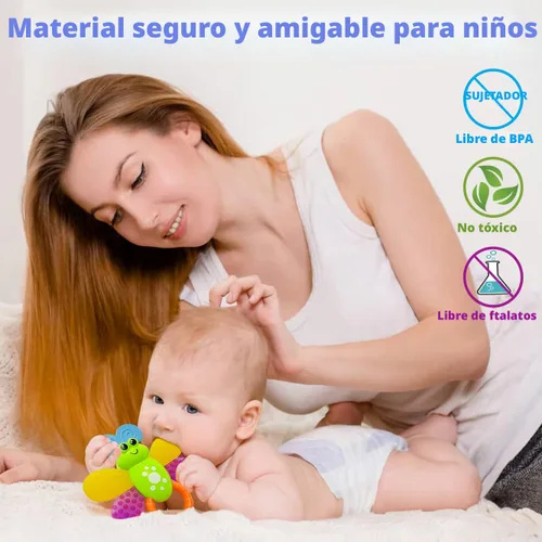 Miniatura 3 de AIVIAI Juguetes para bebés de 0 a 6 meses, juguetes para bebés de 0 a 3 meses, sonajeros para bebés, juego de juguetes con caja de almacenamiento