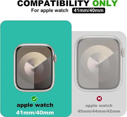 Miniatura 2 de Correa resistente para Apple Watch Series 9 de 45 mm, 44 mm, 42 mm, SE 9/8/7/6/5/4/3 para hombres, Negro, 41 mm/40 mm/38 mm, Deportes