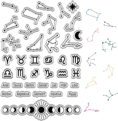 Miniatura 22 de CRASPIRE Sellos transparentes de notas musicales, sellos de goma para instrumentos de piano vintage, fondo reutilizable, sello de silicona