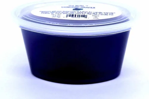 Miniatura 3 de Paquete de 3 unidades de cera de gel Sweet CONCOND GRAPES aroma Long Lasting Gel Melts para calentadores y quemadores, pela, derrite, disfruta