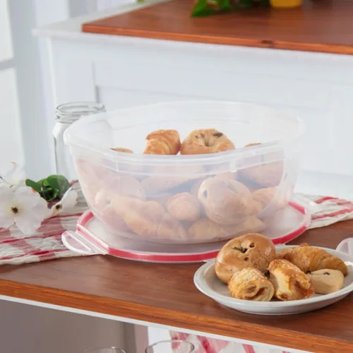 Miniatura 4 de Sterilite Recipiente ultra sellado de 4.7 cuartos de galón, recipiente grande hermético para almacenamiento de alimentos, tapa de cierre, apto