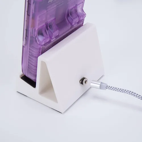 Miniatura 7 de Miyoo Mini Plus Soporte de carga 3D Impreso Muelle magnético (blanco)