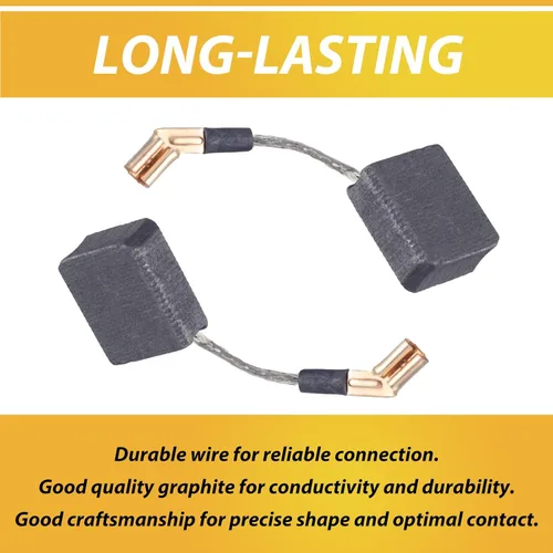 Miniatura 3 de Paquete de 20 cepillos de carbono para motor eléctrico de repuesto N257540, compatibles con amoladora angular Dewalt DWE402 DWE4214