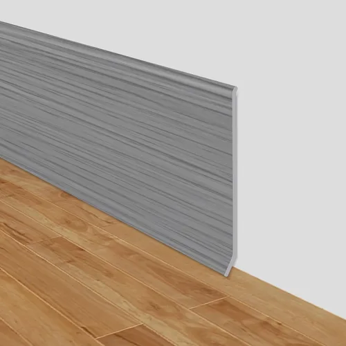 Miniatura 12 de LSGCQ Moldura flexible para zócalo de 4 pulgadas x 20 pies, base de pared de vinilo autoadhesivo para despegar y pegar, base de goma para moldura