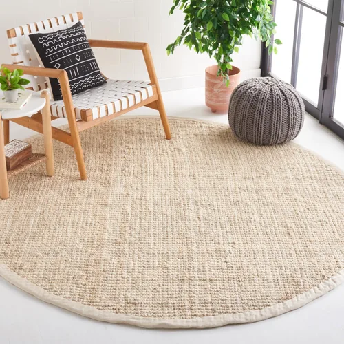 Miniatura 28 de Safavieh Natural Fiber Collection NF747A tapete de yute natural tejido a mano (5" x 8"), Yute, Natural