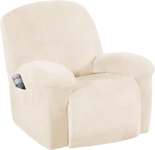 Miniatura 18 de H.VERSAILTEX 1 Pieza Funda para Sillón Reclinable de Terciopelo Fundas Deslizantes para Sillón Reclinable Fundas Deslizantes para Sillón Reclinable