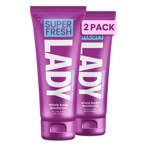 Miniatura 10 de Loción desodorante Super Fresh Lady Parts Clear protección para los senos, las partes íntimas, la entrepierna y la parte interior del muslo