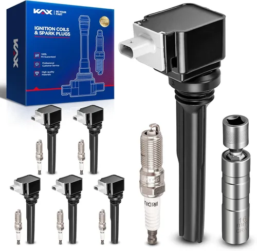Miniatura 17 de Bobina de encendido KAX UF303 Paquete de 6 unidades Compatible con Trailblazer, Envoy XL, H3, Trailblazer EXT, Rainier, i-370, i-350, i-290, i-280