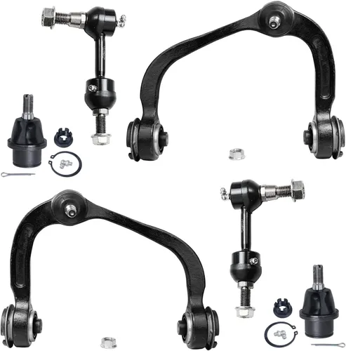 Miniatura 137 de Detroit Axle - Kit de extremo delantero para Chrysler 300 Dodge Charger Challenger 2011-2023, 2 brazos de control inferiores traseros 2 varillas