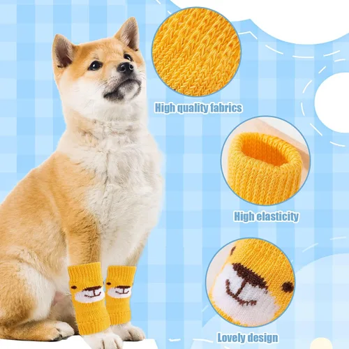 Miniatura 2 de Fundas elásticas de punto cálido, manga de codo para perro, protector de codo de mascota para perros y gatos pequeños, medianos