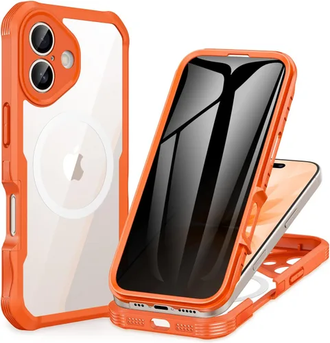 Miniatura 62 de CENHUFO Funda de privacidad para iPhone 11 Pro, funda de cuerpo completo con protector de pantalla de privacidad de vidrio templado 9H integrado