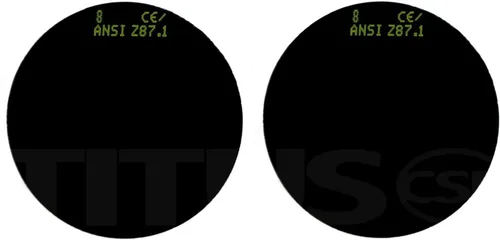 Miniatura 6 de TITUS Lentes de repuesto Copa Tipo C Marco Calidad Industrial Gafas de soldadura UV IR Verde 5 7 8 9 10 11 12 13 o 14 Filtro