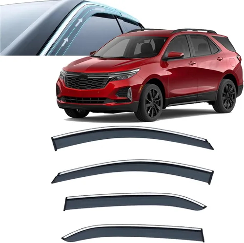 Miniatura 2 de Latest Window Visors Design for Chevrolet Equinox 2017-2026,Tape-On Window Deflectors,Weather Protection Wind Noise Reduction,Extra Durable Vent